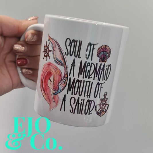 Soul Of A Mermaid Coffee Mug