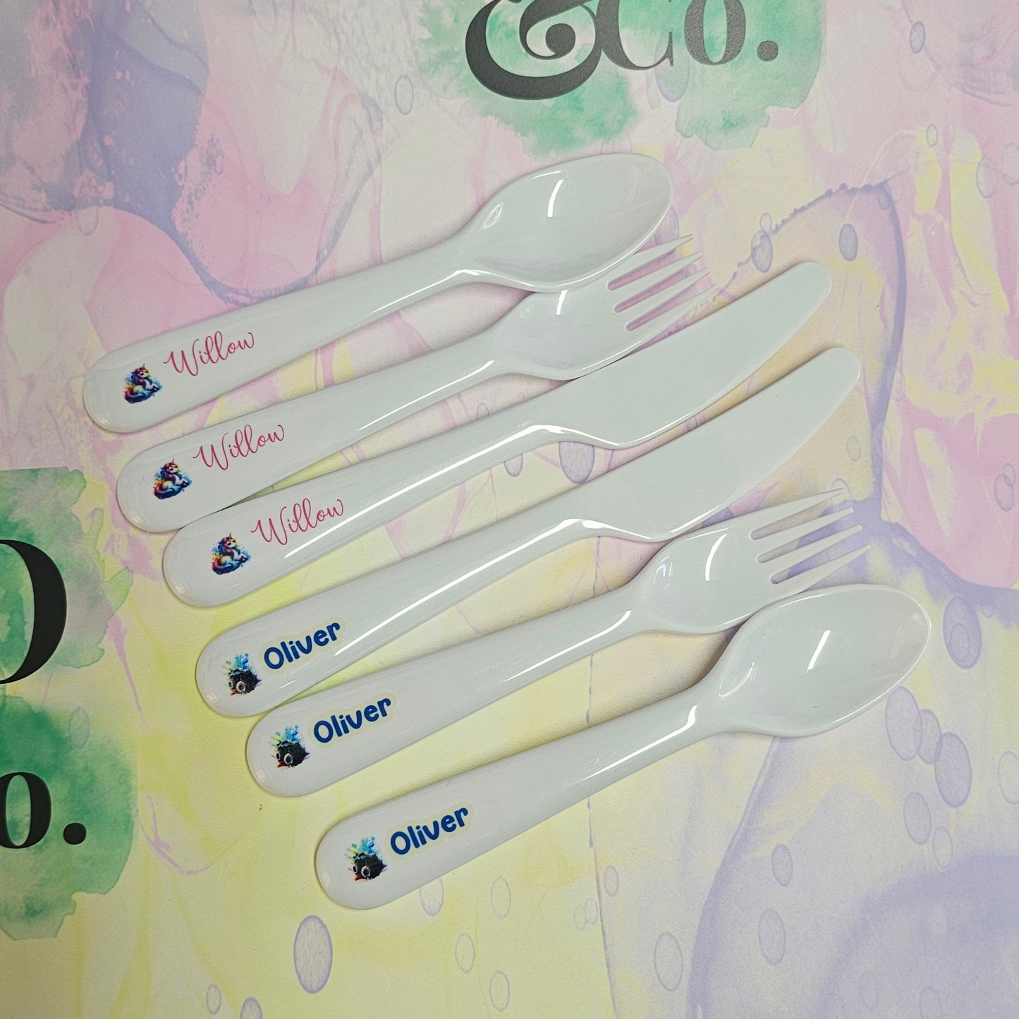 Personalised Kids Cutlery Set