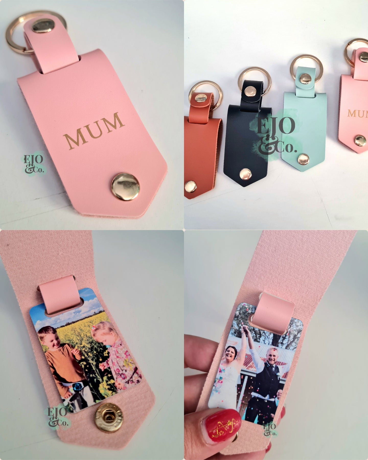 Monogram Keyring with Photos