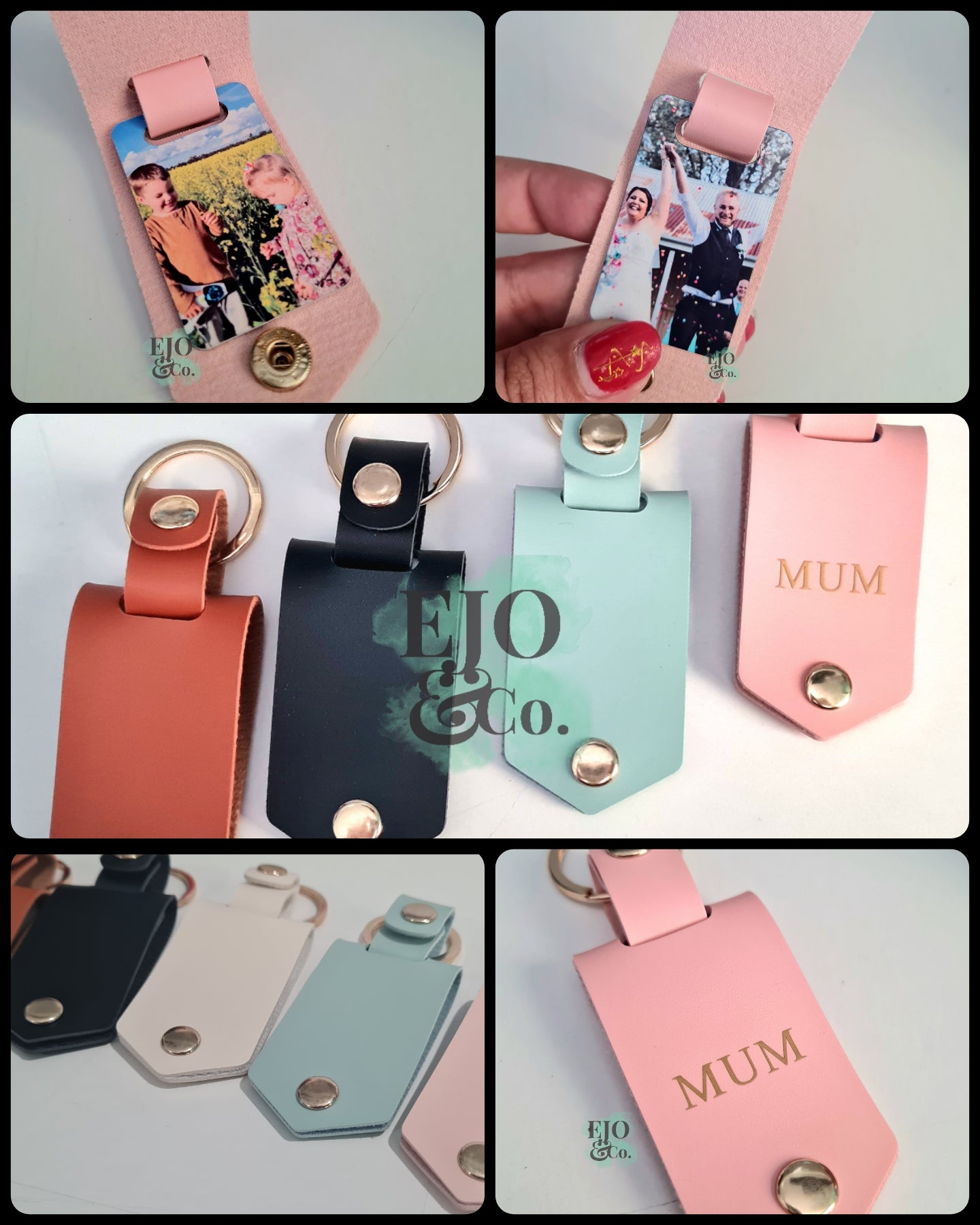 Monogram Keyring with Photos