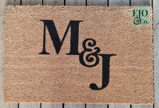 Initials Door Mat