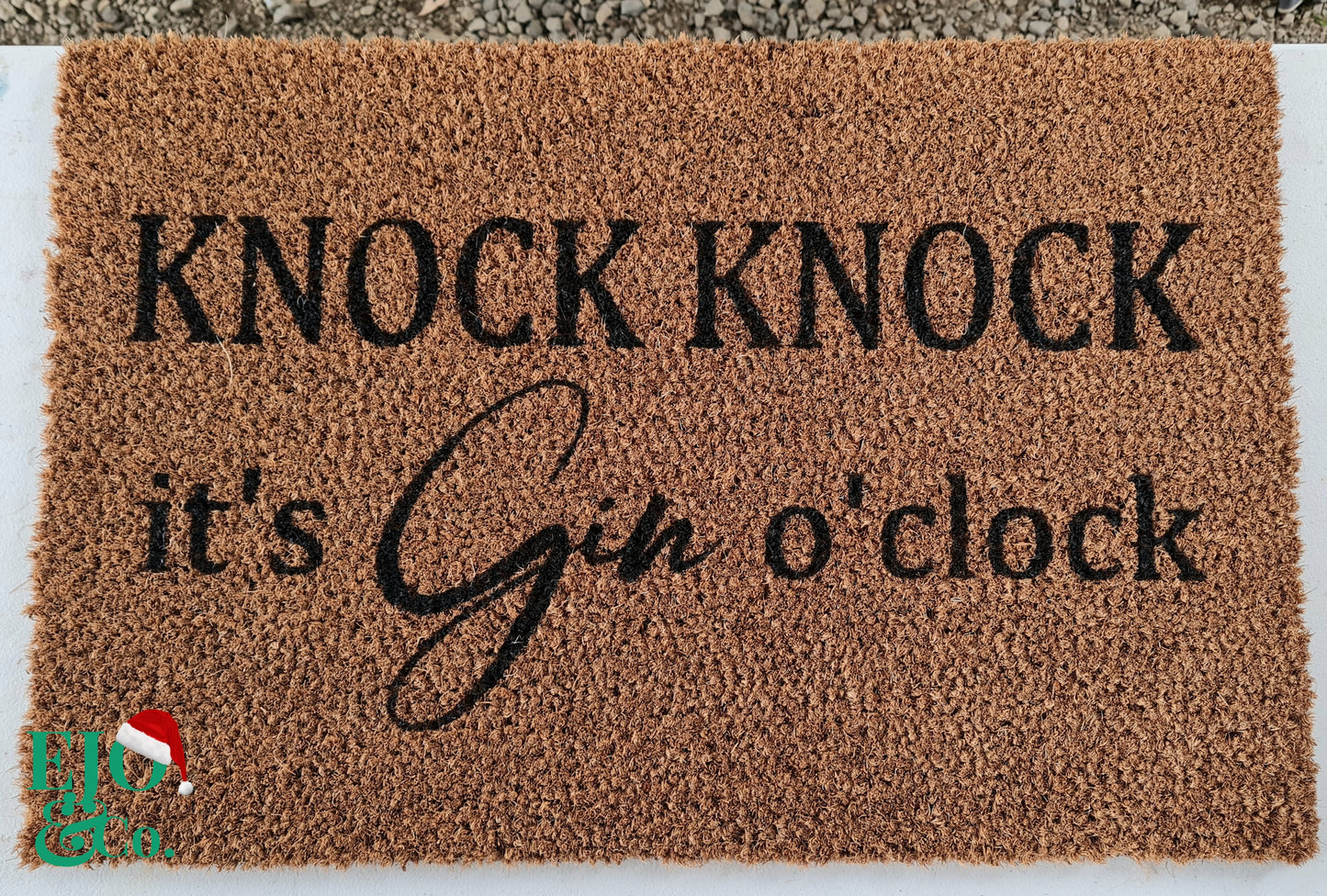 Gin O'clock Door Mat