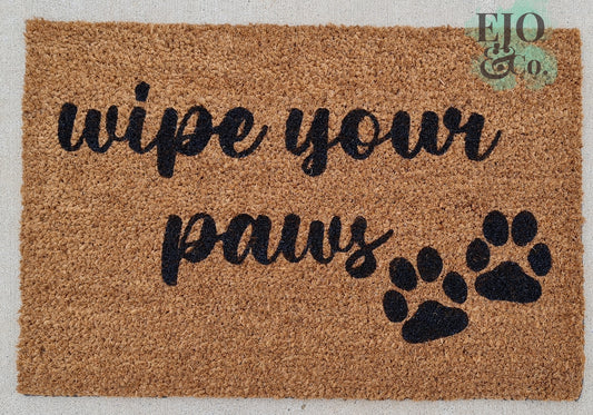 Wipe Your Paws Door Mat