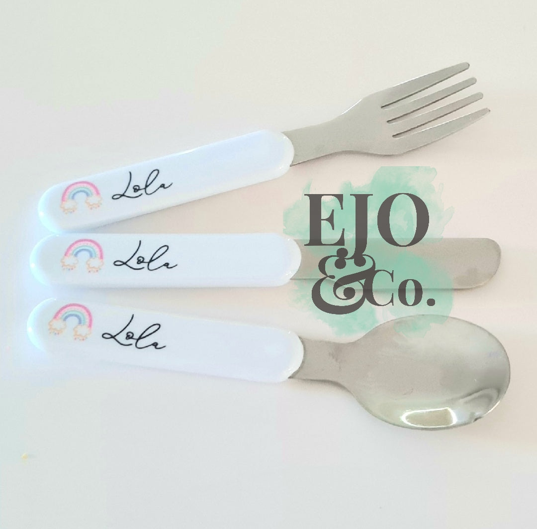 Personalised Kids Cutlery Set