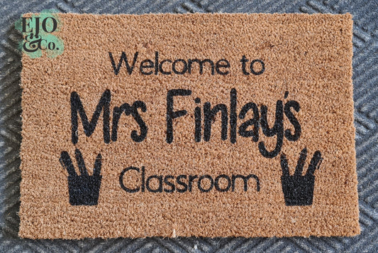 Personalised Classroom Door Mat