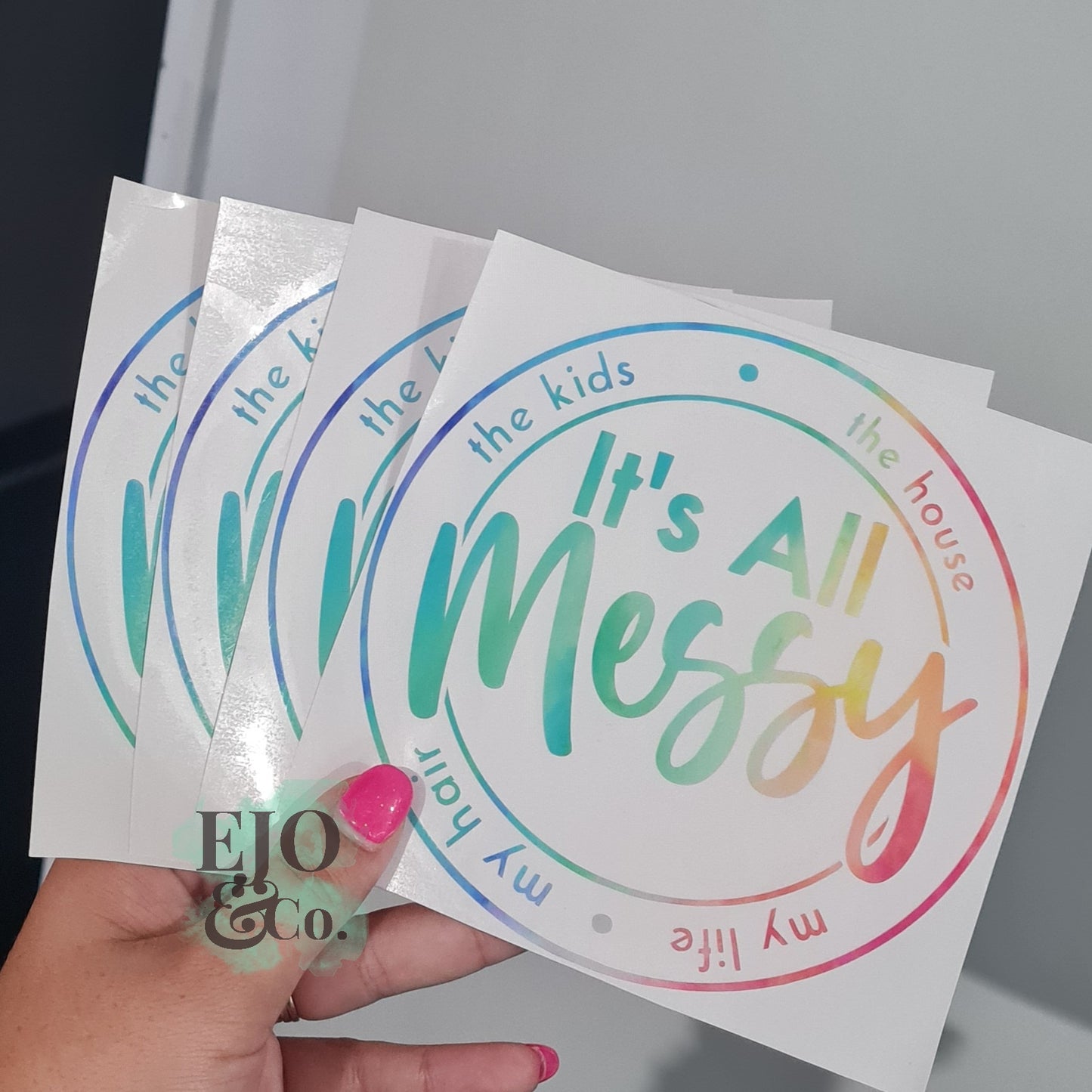 It's All Messy 4.0 Car Decal