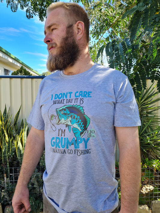 Grumpy Going Fishing Tee