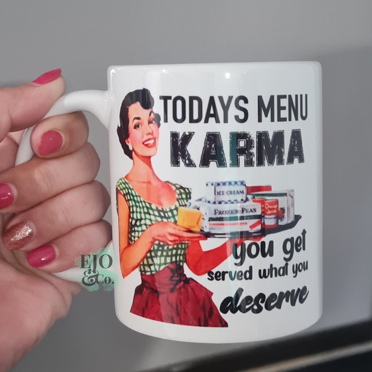 Today's Menu Karma Coffee Mug