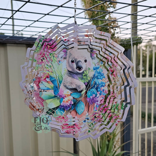 Cute Koala Wind Spinner