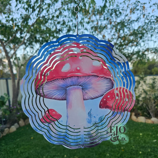 Toadstool Wind Spinner